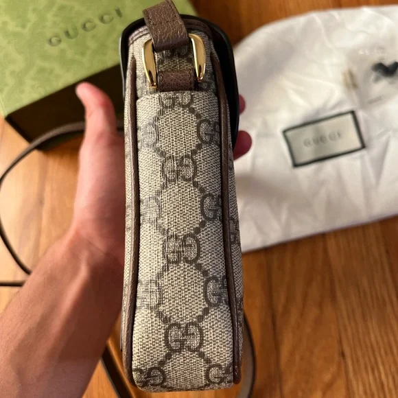 Like New Gucci Ophidia Messenger Bag Phone Pouch Crossbody Bag - Picture 6 of 16